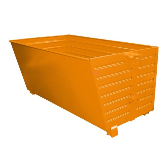 Stapelbare Kantelbak Bauer Staal Oranje 200 Liter