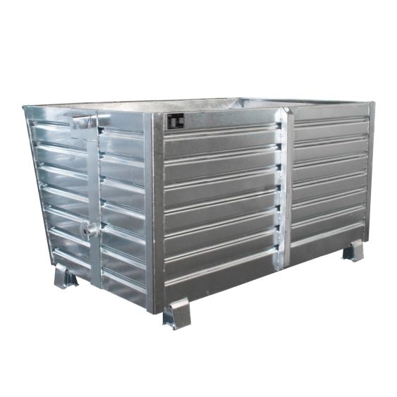 Stapelbare Kantelbak Bauer Staal Verzinkt 200 Liter