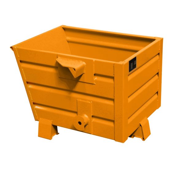 Stapelbare Kantelbak Bauer Staal Oranje 300 Liter