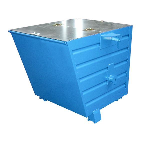 Stapelbare Kantelbak Bauer Staal Blauw 550 Liter