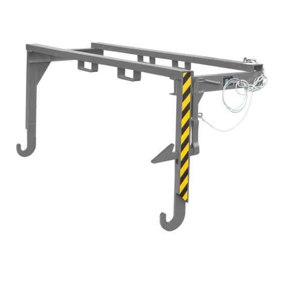 Traverse Bauer Grijs voor Stapelbare Kantelbak 2000 Liter