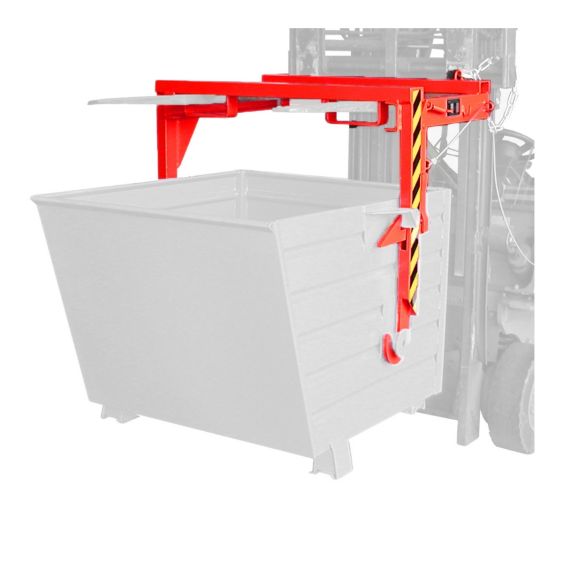 Traverse Bauer Rood voor Stapelbare Kantelbak 550 Liter