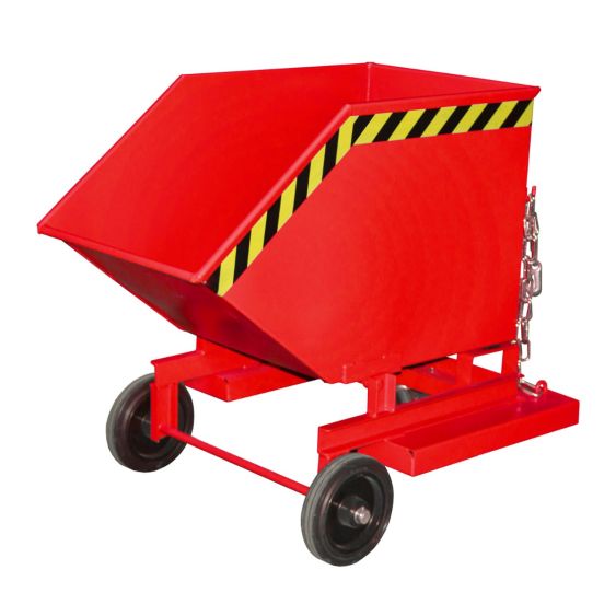 Verrijdbare Kantelbak Bauer Staal 250 Liter