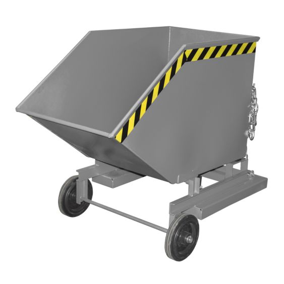 Verrijdbare Kantelbak Bauer Staal Grijs 400 Liter