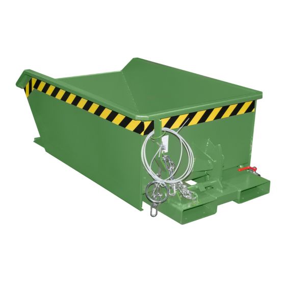 Mini Spaander-Kantelbak Bauer Groen 270 Liter