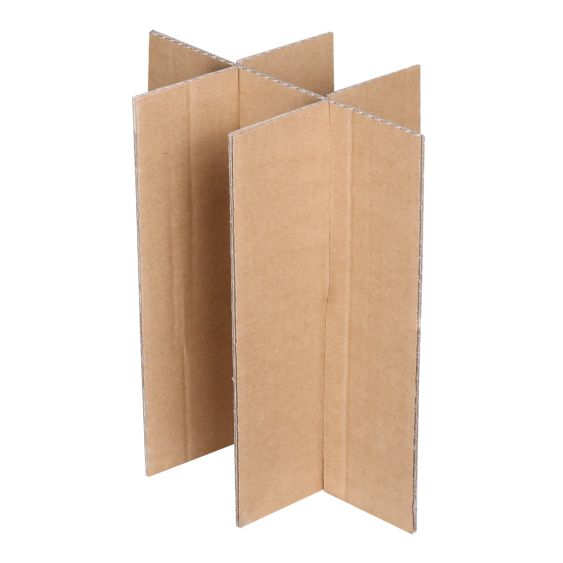 Vakverdeling 3x2 dubbele golf bruin