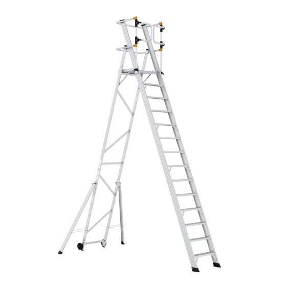 Wixor Opvouwbare Magazijntrap Extra veilig - 14 treden