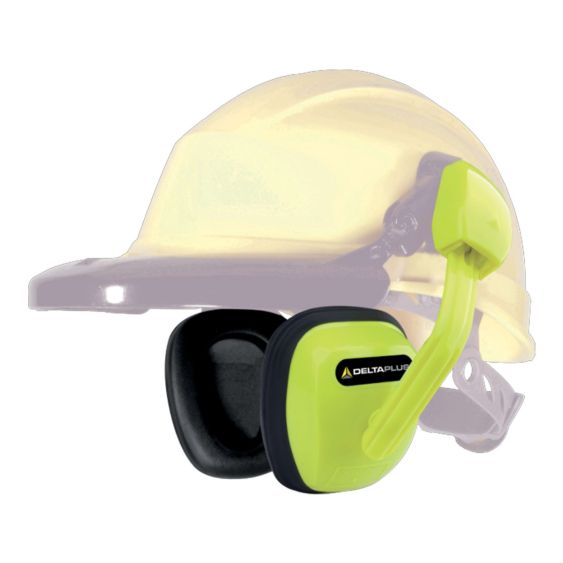 Gehoorkap Deltaplus Suzuka 2 Geel - met Helmbevestiging