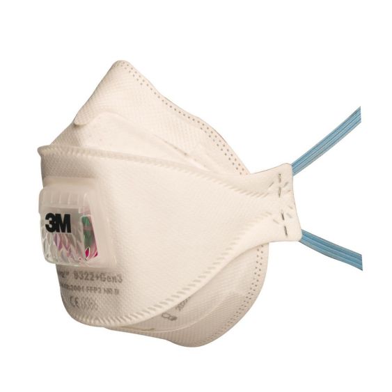 Stofmasker 3M Aura 9322+Gen3 FFP2 met Uitademventiel