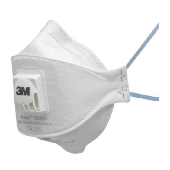 Stofmasker 3M Aura 9322+ FFP2 met Uitademventiel