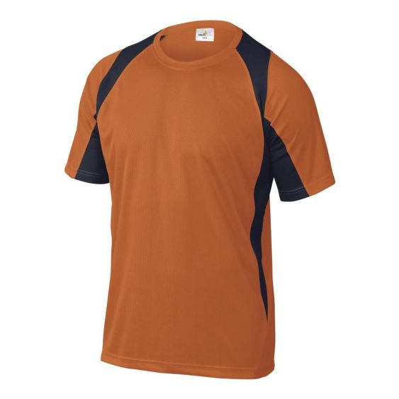 Werkshirt Deltaplus Bali Oranje - Blauw