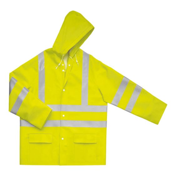 Werkjas Deltaplus Regen-Signaal Geel