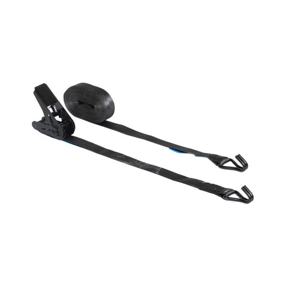 Spanband 25 mm 0,8 ton 7M Zwart met Zwarte Hardware