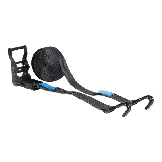 Spanband 35 mm 2 ton 1M Zwart met Zwarte Hardware