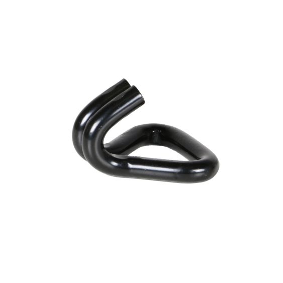 Spitshaak Verzinkt Staal 25 mm 1,5 ton Zwart