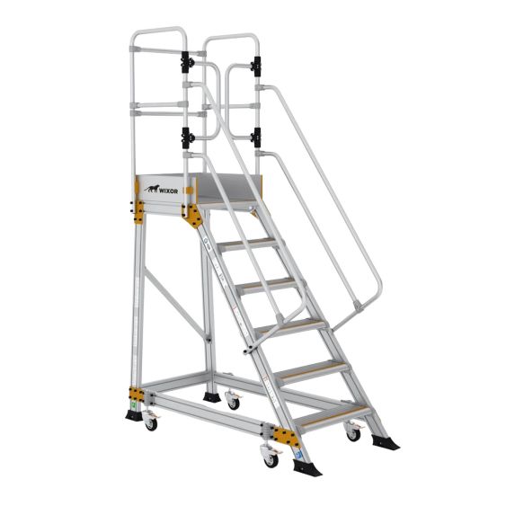 Wixor Industrieel Platform met Veerwielen