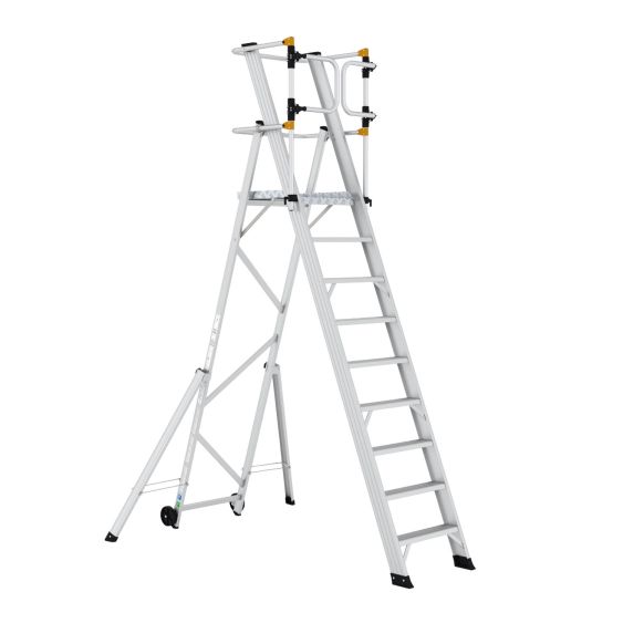 Wixor Opvouwbare Magazijntrap Extra veilig - Hoogte naar keuze
