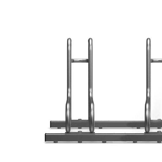 Fietsenrek 1380x530x450 mm Verzinkt voor Fatbikes 4 fietsen