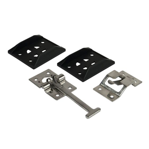 Deurvastzetter RVS Pommier 89 mm Set