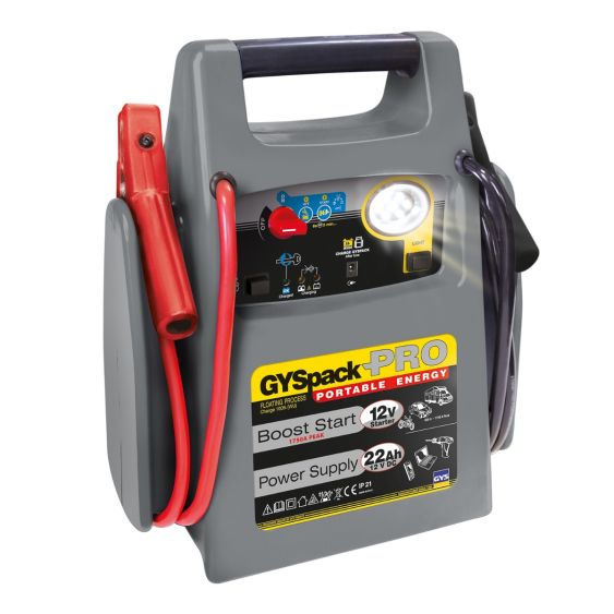 Startbooster 12V GYSPACK PRO 2-in-1 Starthulp en Acculader