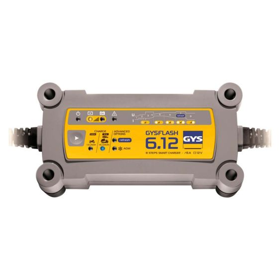 Acculader 12V GYSFLASH 6.12 1,2-125 Ah Druppellader
