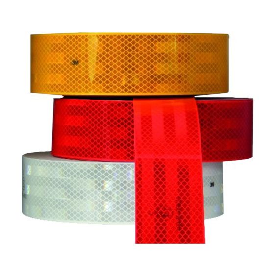 Reflecterende Tape 3M Wit 55 mm x 50 m Harde Ondergrond