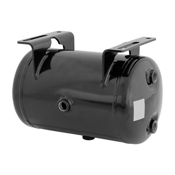 Luchtketel 10 liter Staal Ø206x370 mm met Steun