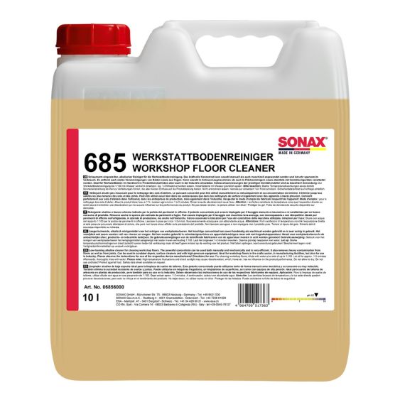 Vloerreiniger Sonax voor Werkplaatsen Laagschuimend 10 liter