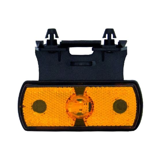 LED Zijmarkeringslicht Aspöck 24V 2x0,4 m Kabel met Steun