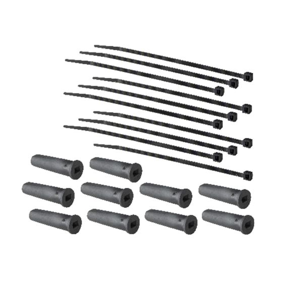 Rubber Eindkap voor Platte Kabels Aspöck 10 stuks