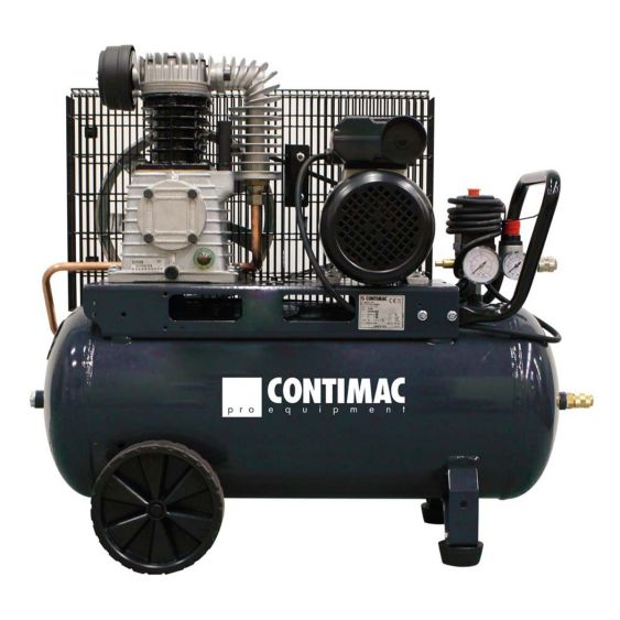 Mobiele Compressor Contimac CM355/10/50W 10 bar 350 l/min 50 liter