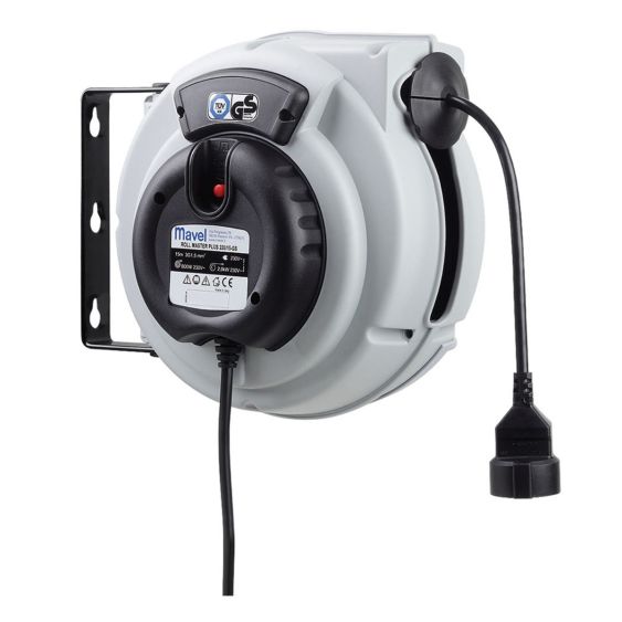 Kabelhaspel Master Plus 230V met Schuko Stekker 15 meter