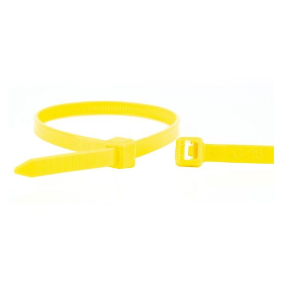 Kabelbinders Geel 300x4,8 mm - Zak 100 stuks