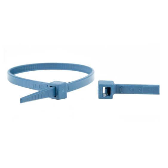 Kabelbinders Detecteerbaar 200x3,6 mm - Zak 100 stuks