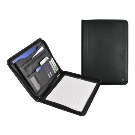 Conferentiemap Desq A4 Formaat met Ritssluiting en Vakken