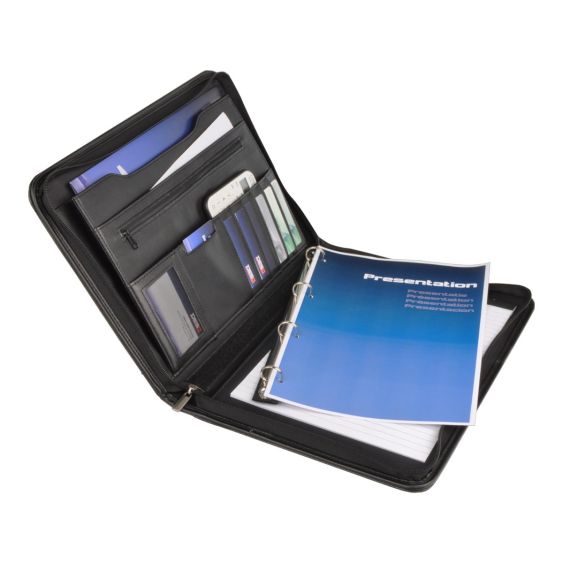 Conferentiemap Desq A4 Formaat met Ritssluiting en Ringmechaniek