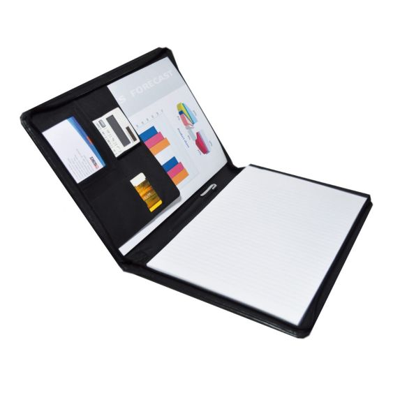 Conferentiemap Desq A4 Formaat Leder met Ritssluiting