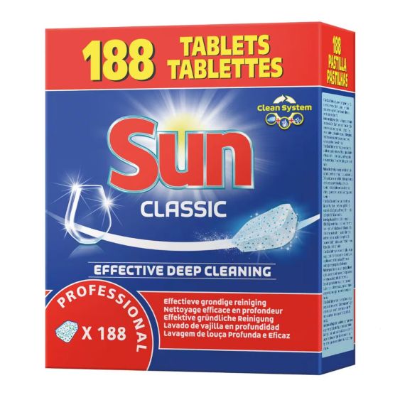 Sun Vaatwastabletten Classic 188 stuks