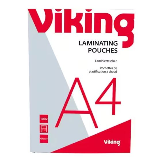 Lamineerhoezen Viking A4 125 Micron - 100 stuks