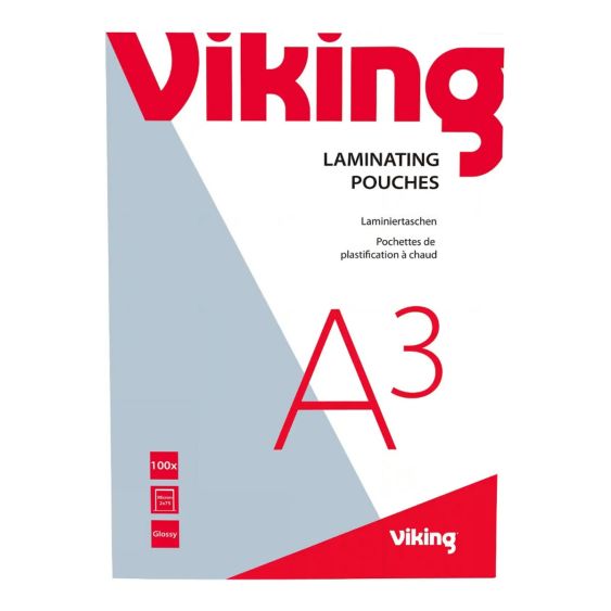 Lamineerhoezen Viking A3 75 Micron - 100 stuks
