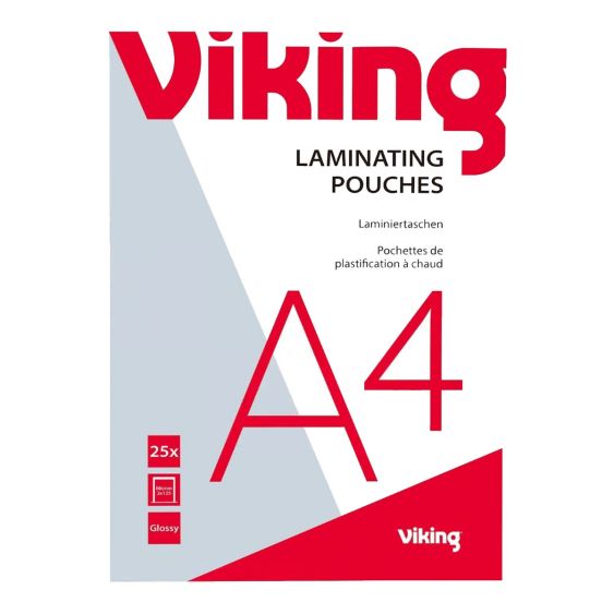 Lamineerhoezen Viking A4 125 Micron - 25 stuks