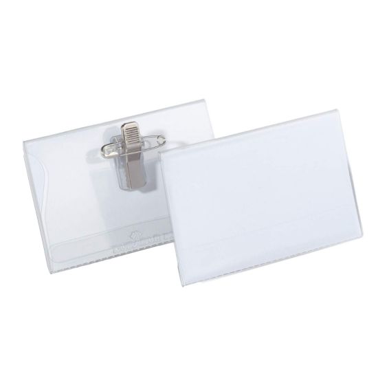 Naambadge Durable met Klem 54x90 mm - 50 stuks