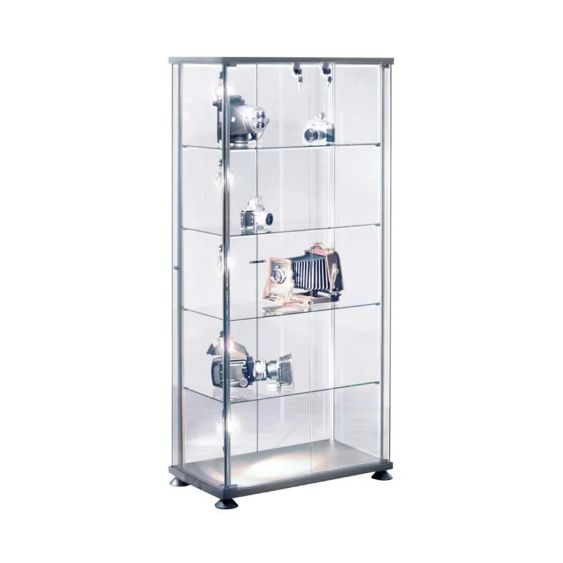 Vitrinekast Kerkmaan 850x425x1800 mm 4 legborden