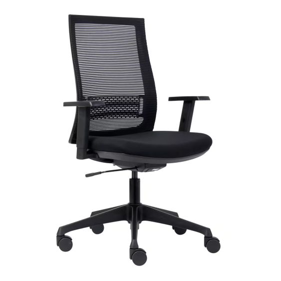 Bureaustoel Euroseats Canillo Zwart