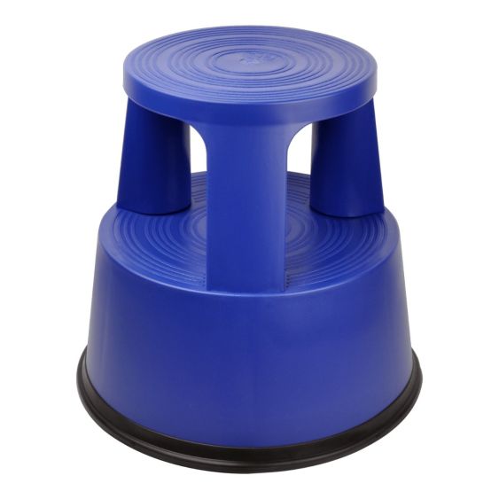 Opstapkruk op Wielen Kunststof Desq Blauw