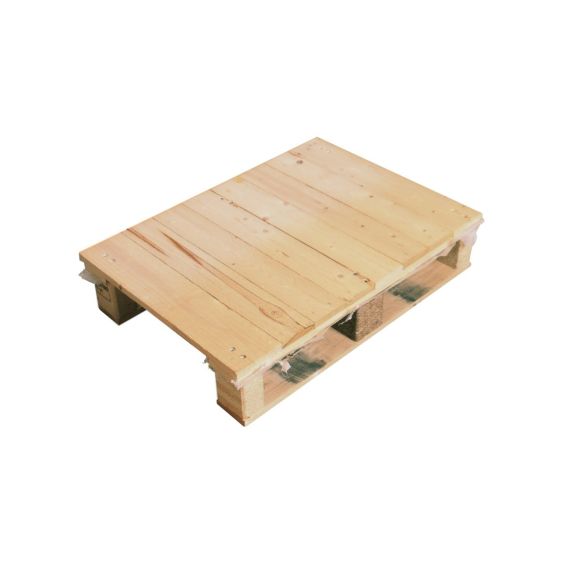 Drukwerkpallet 46 x 66 cm Gebruikt 8 Deklatten