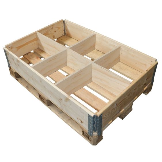 Vakverdelers in opzetranden, 6 vlakken