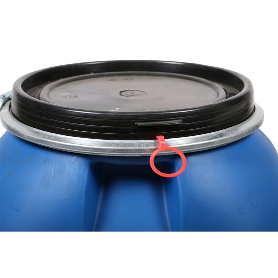 BIDON MÉTAL 60 litres tonneau poignée fut container coffre sécurité étanche TBE EUR 29,99 - FR