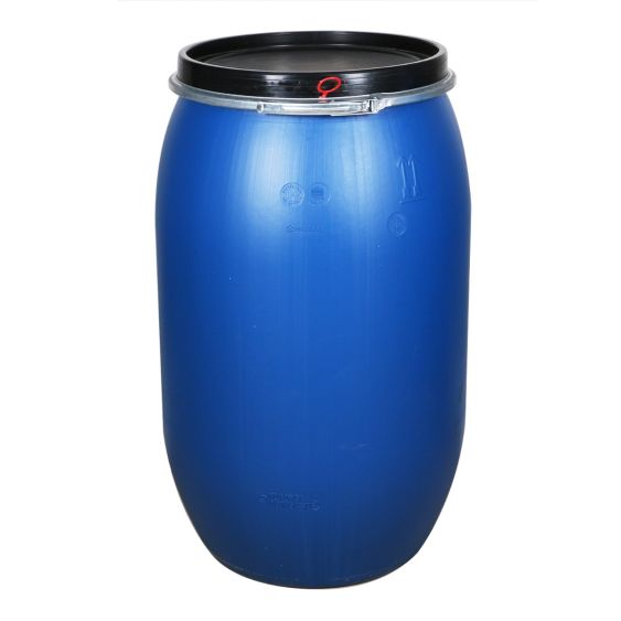 Kunststof Vat 220 liter met Deksel - Nieuw