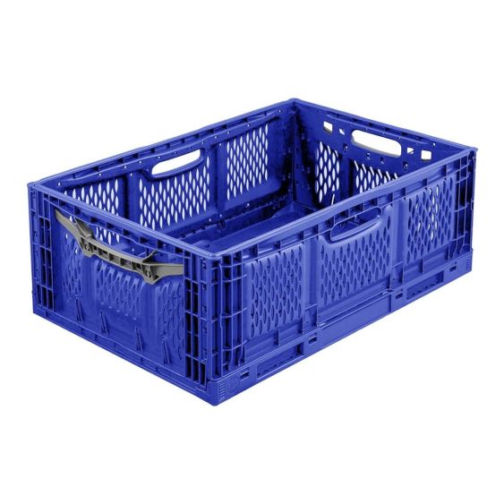 Vouwkrat Kunststof 600x400x230 mm 45 liter Blauw
